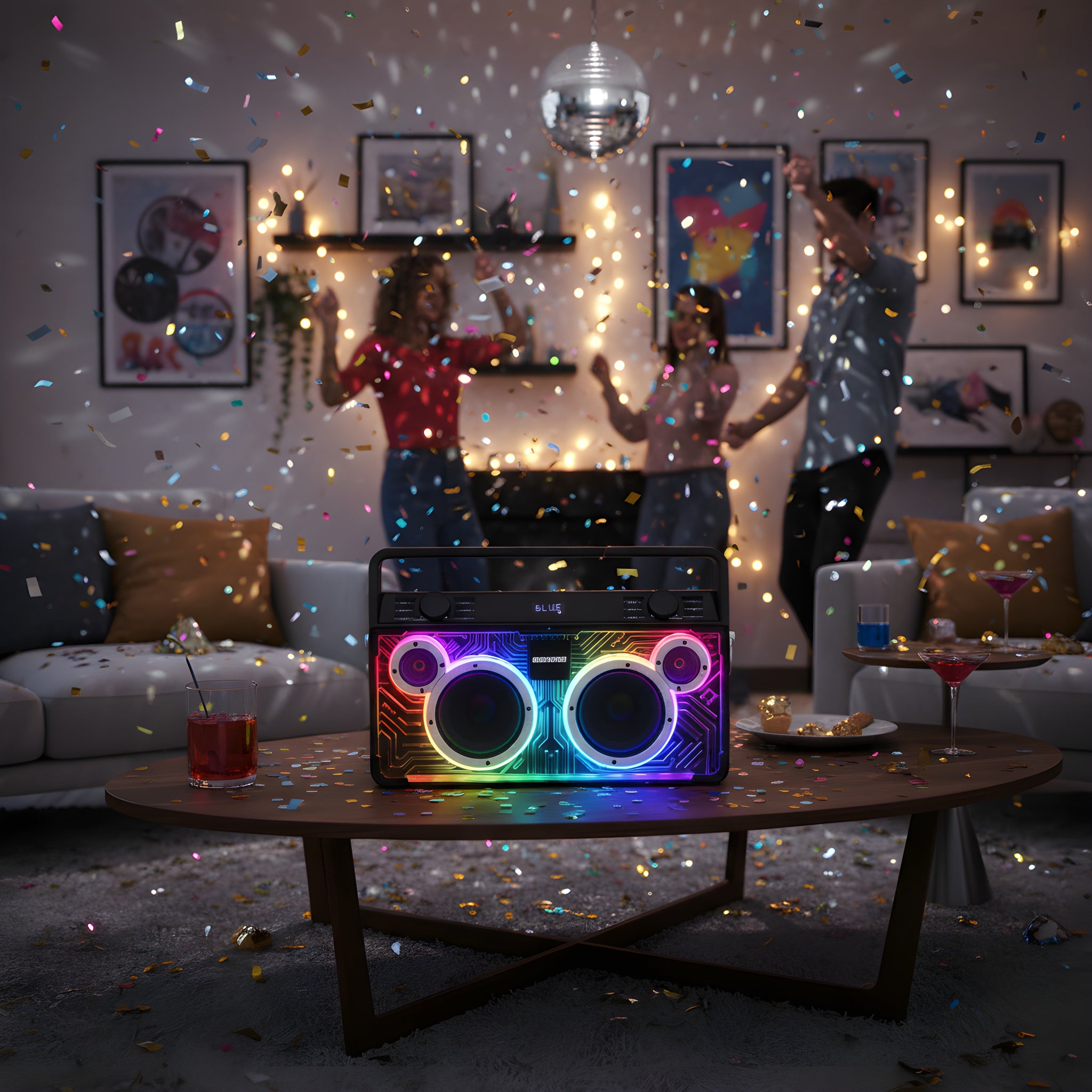 Sonic Bluetooth Boombox Party Speaker