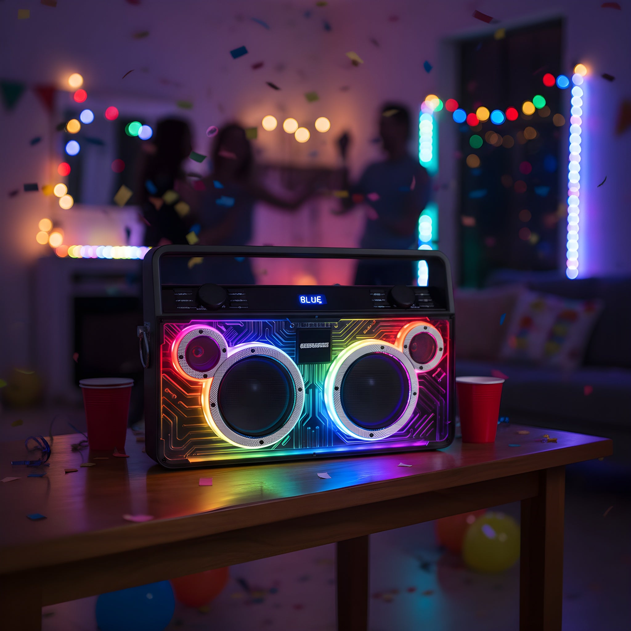 Sonic Bluetooth Boombox Party Speaker