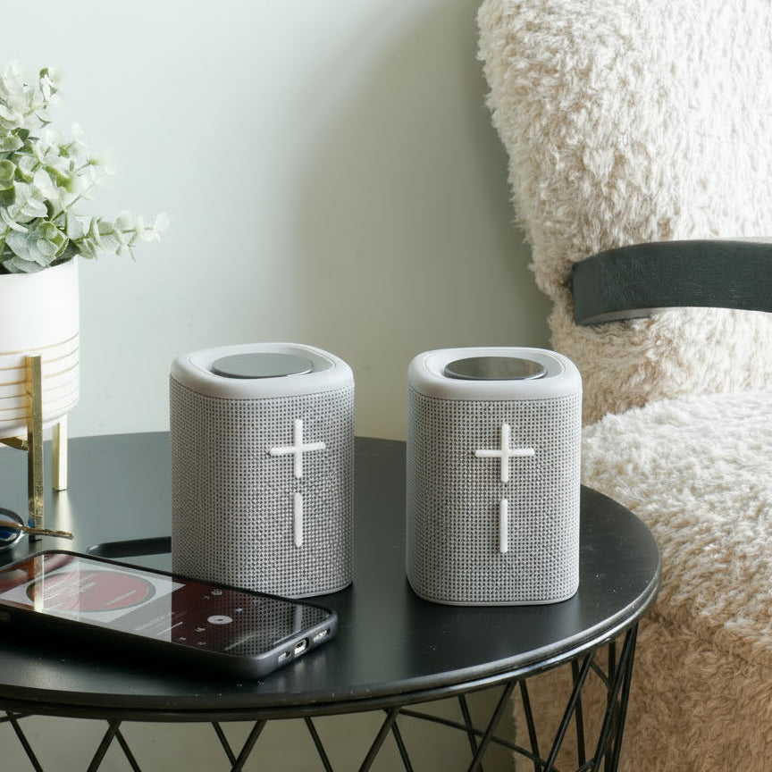 Split Bluetooth Speaker Grey