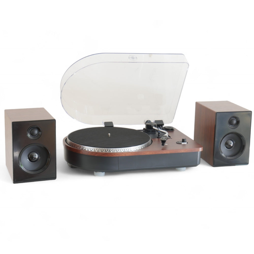 Camden Luxury Record Player with Bluetooth - Teak