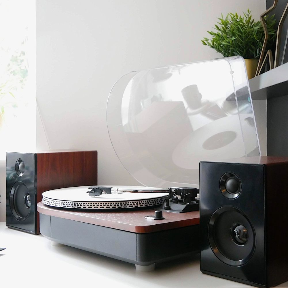 Camden Luxury Record Player with Bluetooth - Teak
