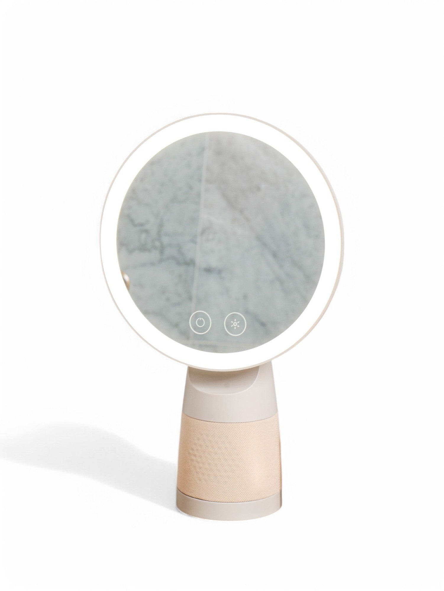 Glow Plus Beauty Ring Light Mirror & Bluetooth Speaker