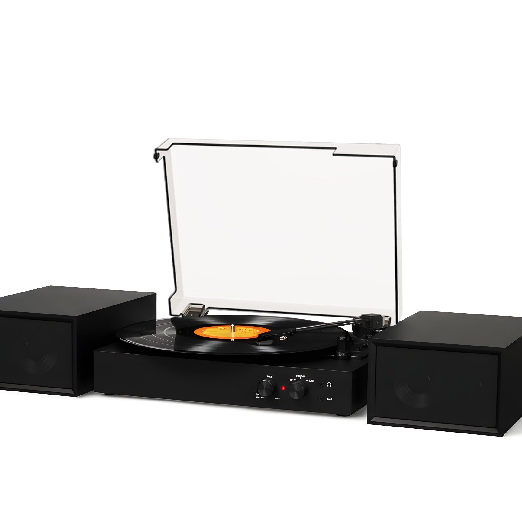 Harrow Record Player with Bluetooth Black