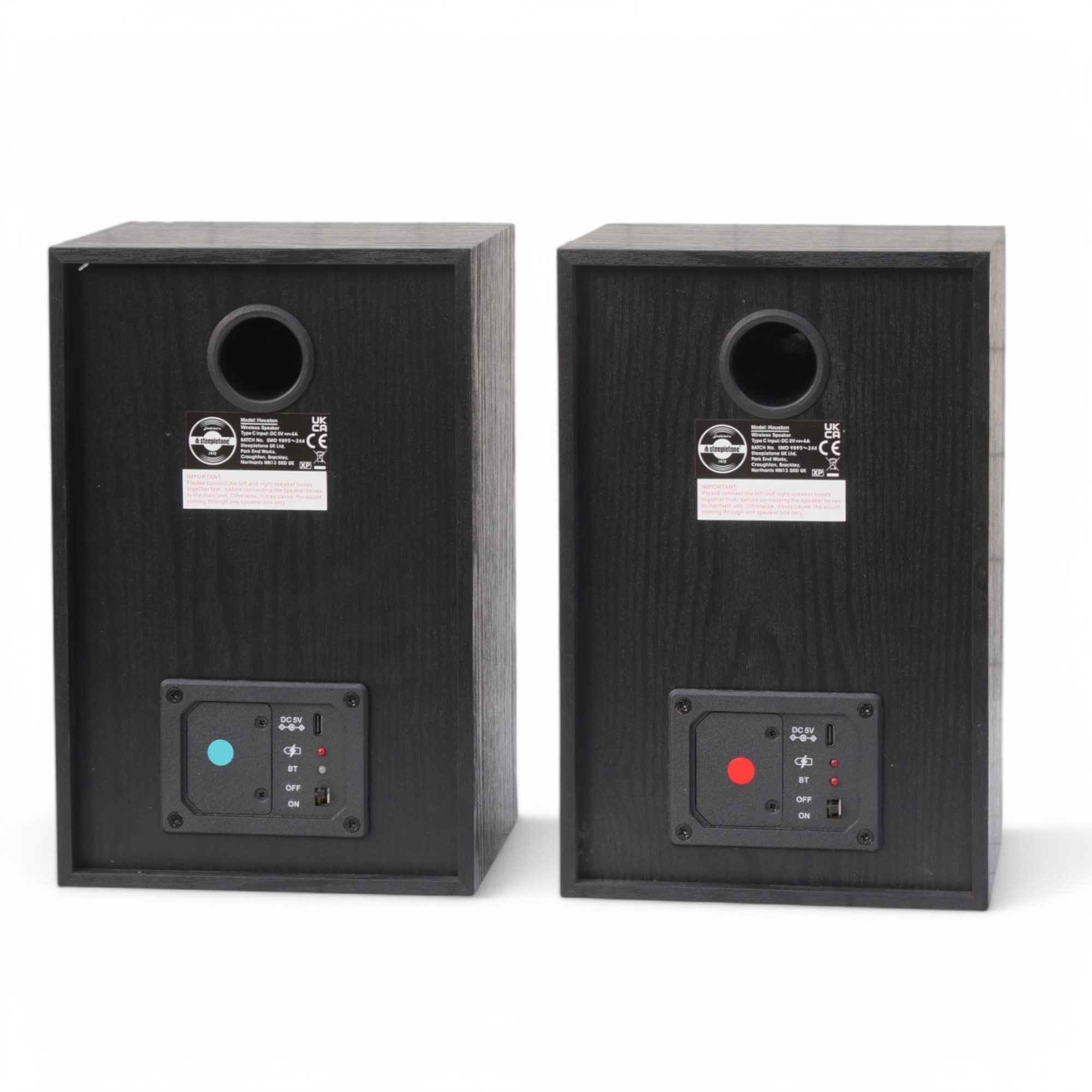 Houston XP Silver & Black Wood 6 in 1 Music Centre