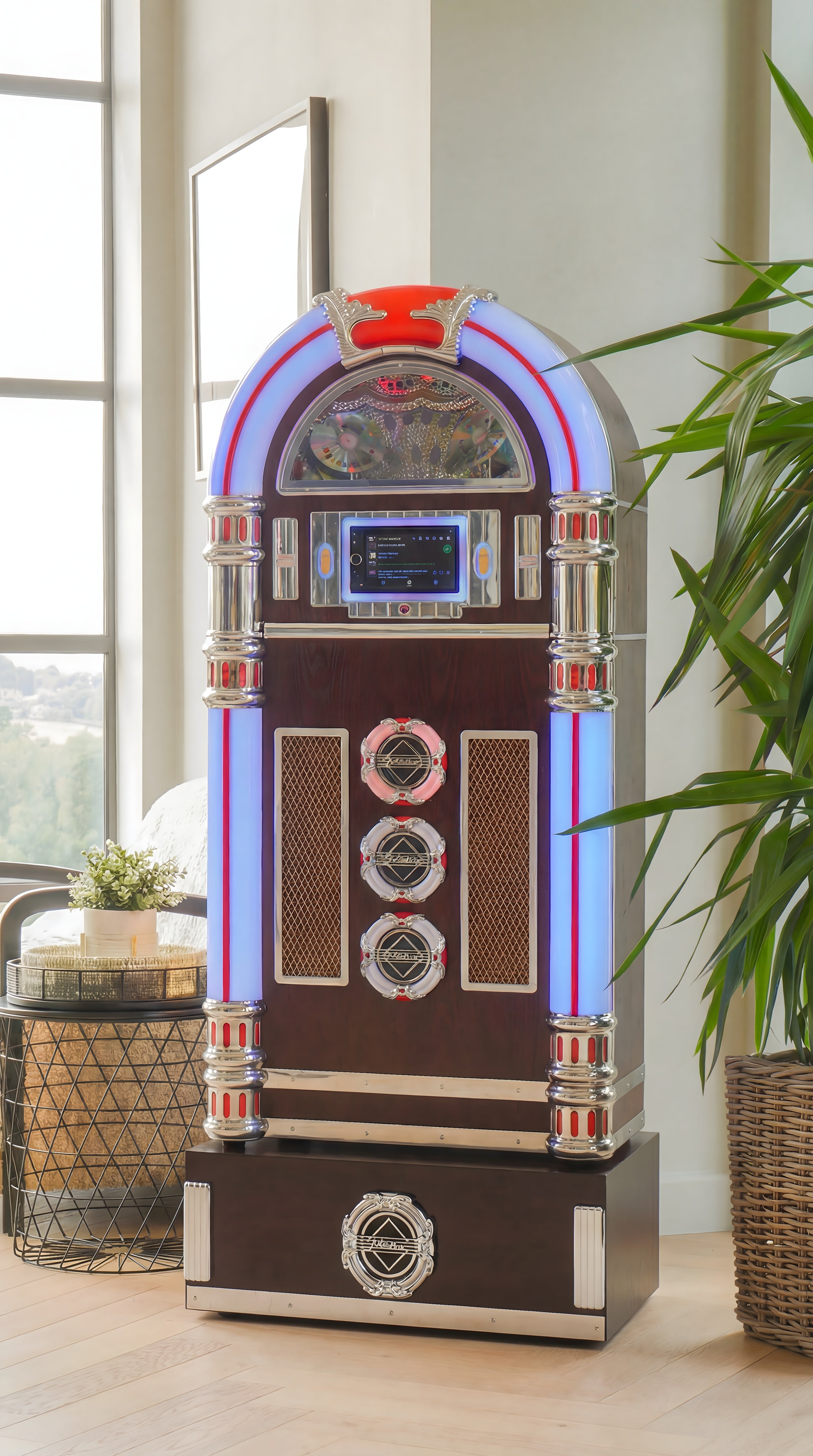 Touch Rock 50 MW Touch Screen Jukebox Wifi Enabled - Dark Wood