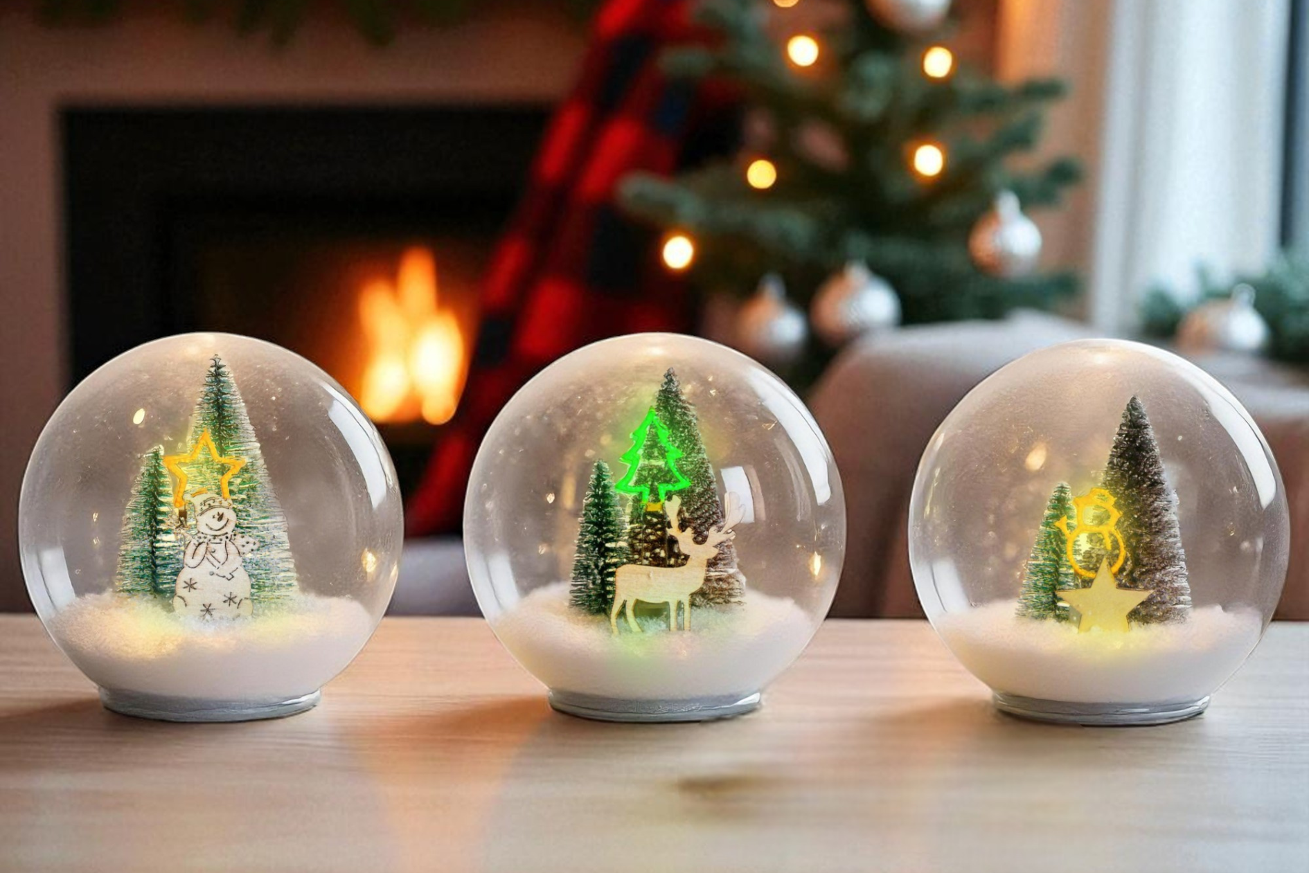 Christmas LED Snow Globe