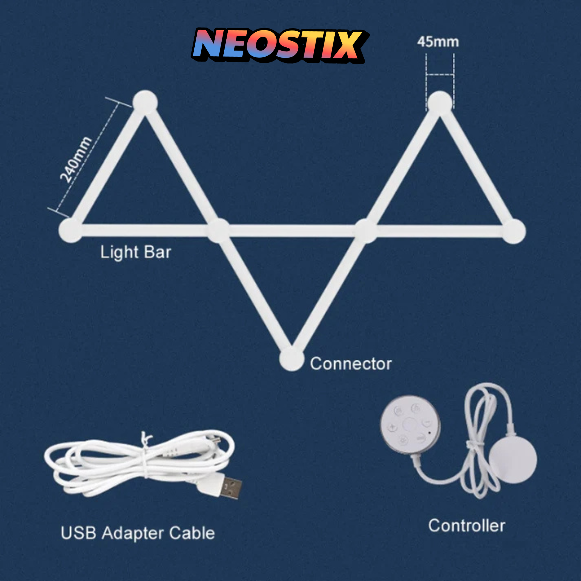 Neostix RGB Wall Light Set