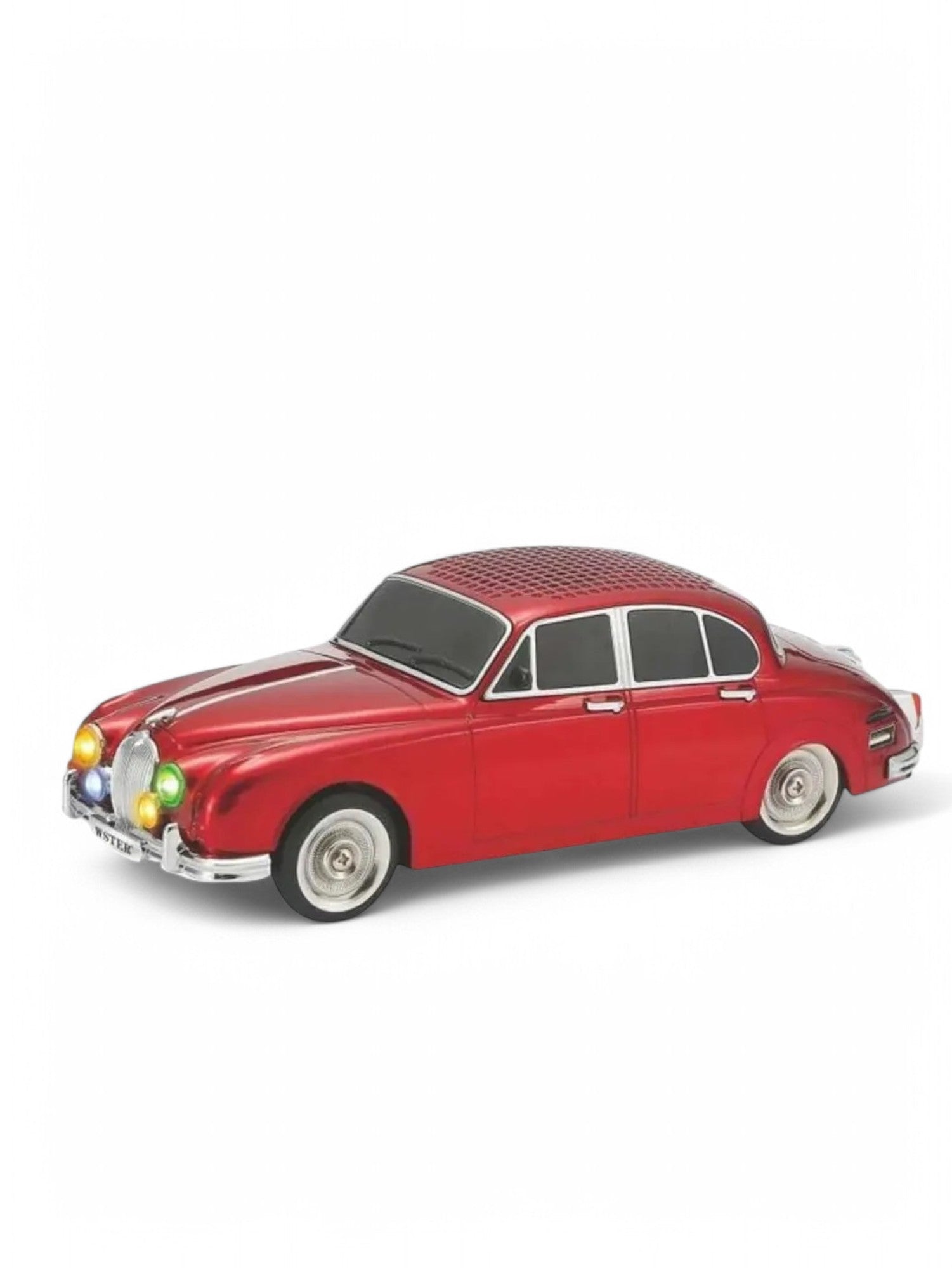 Classic MKII Retro Car Bluetooth Speaker & FM Radio - Red