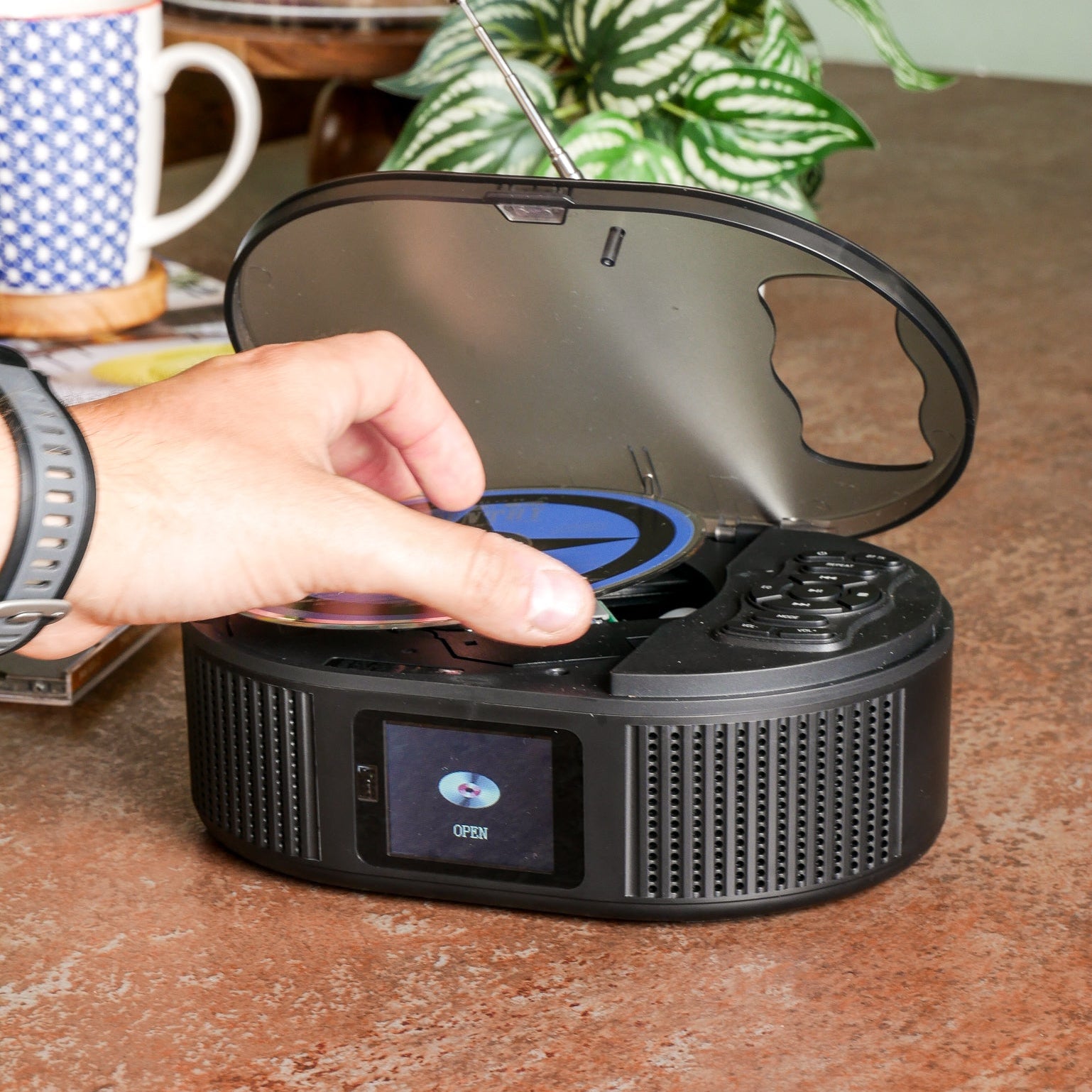 Boyard CD Player FM Radio and Bluetooth Playback