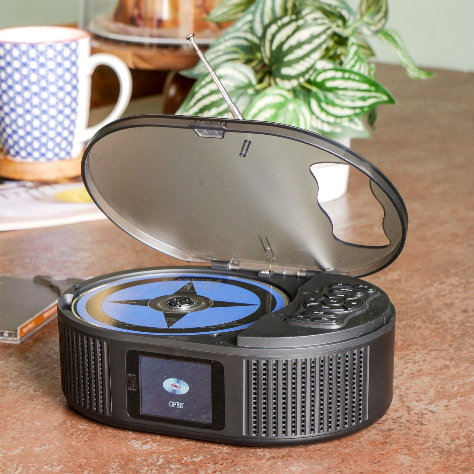 Boyard CD Player FM Radio and Bluetooth Playback