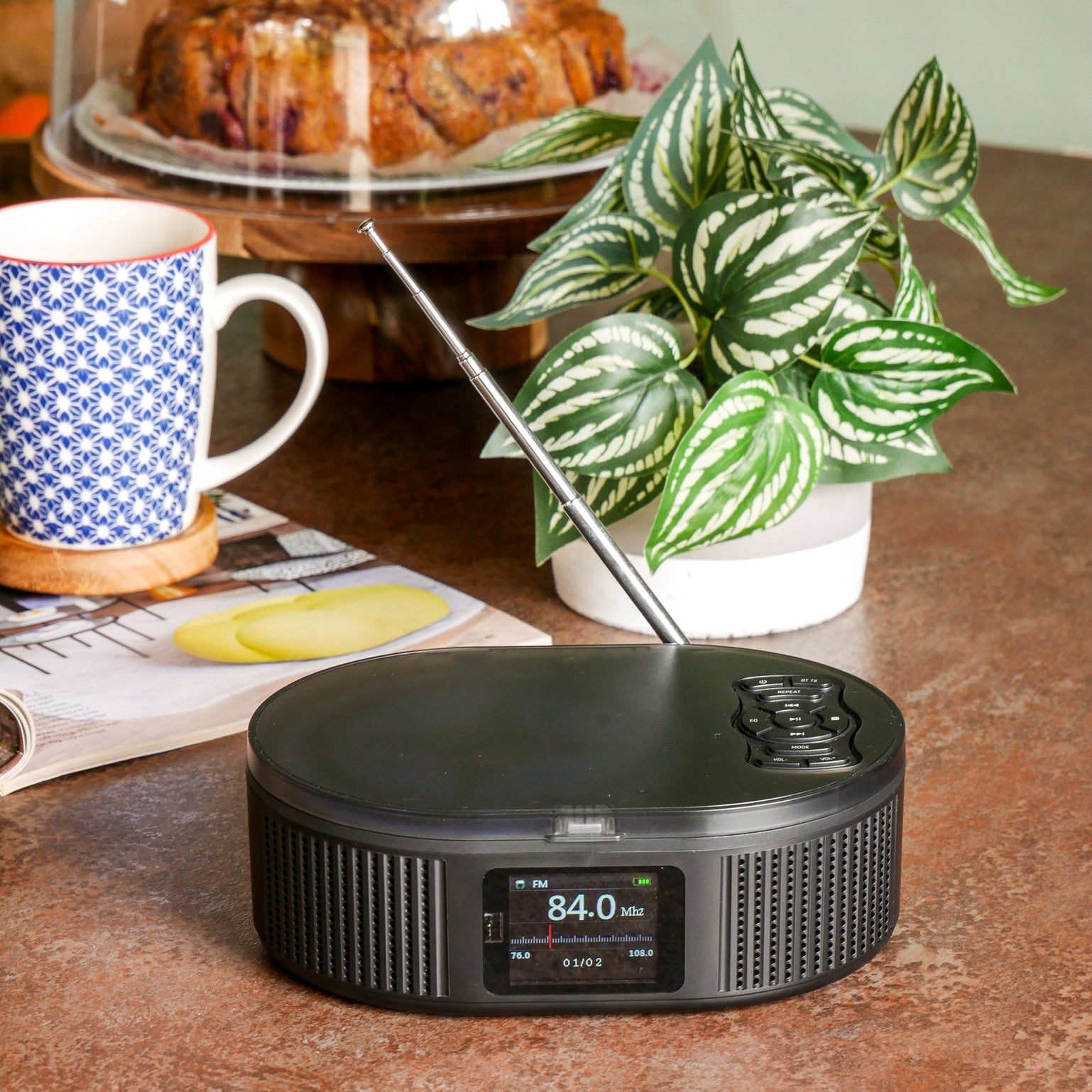 Boyard CD Player FM Radio and Bluetooth Playback