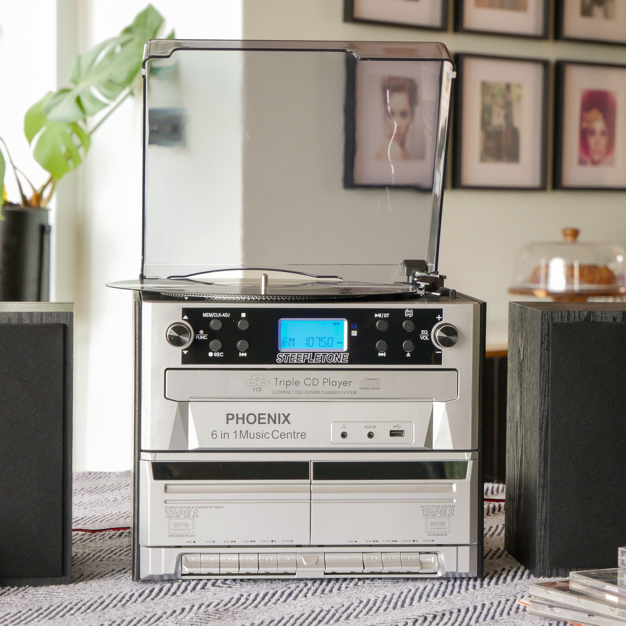 Phoenix High Power 6 in 1 Music Centre