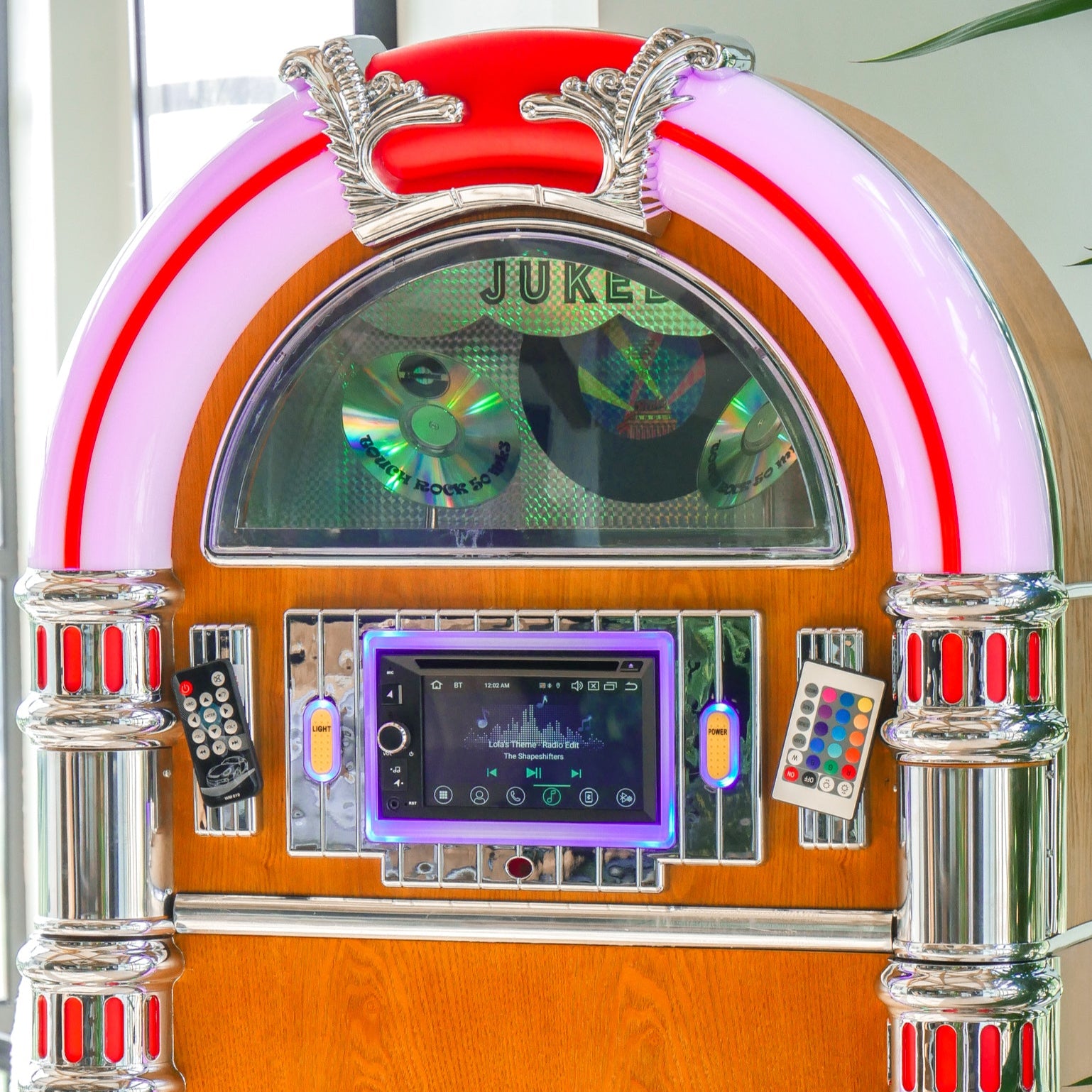 Touch Rock 50 MW Touch Screen Jukebox Wifi Enabled - Light Wood