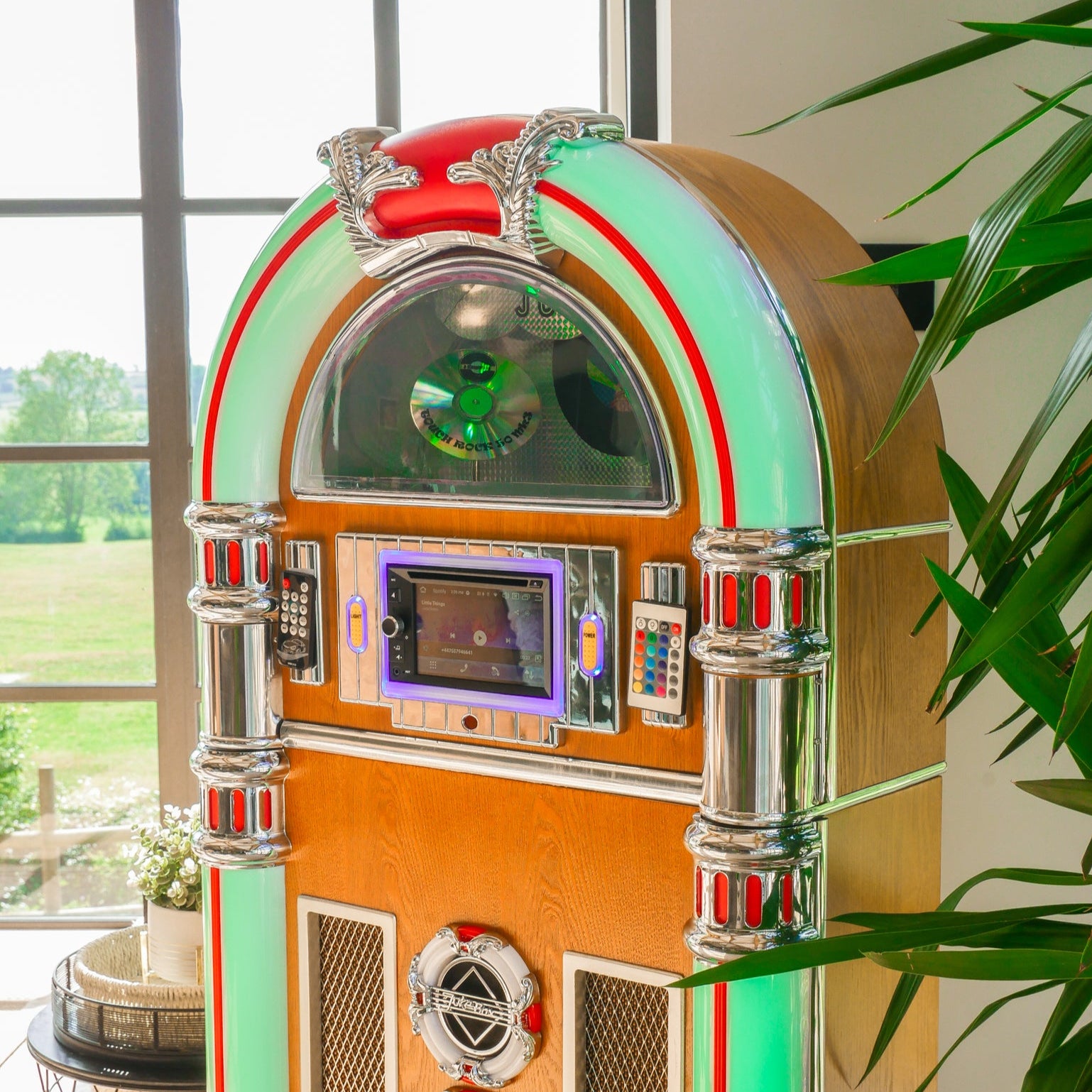 Touch Rock 50 MW Touch Screen Jukebox Wifi Enabled - Light Wood