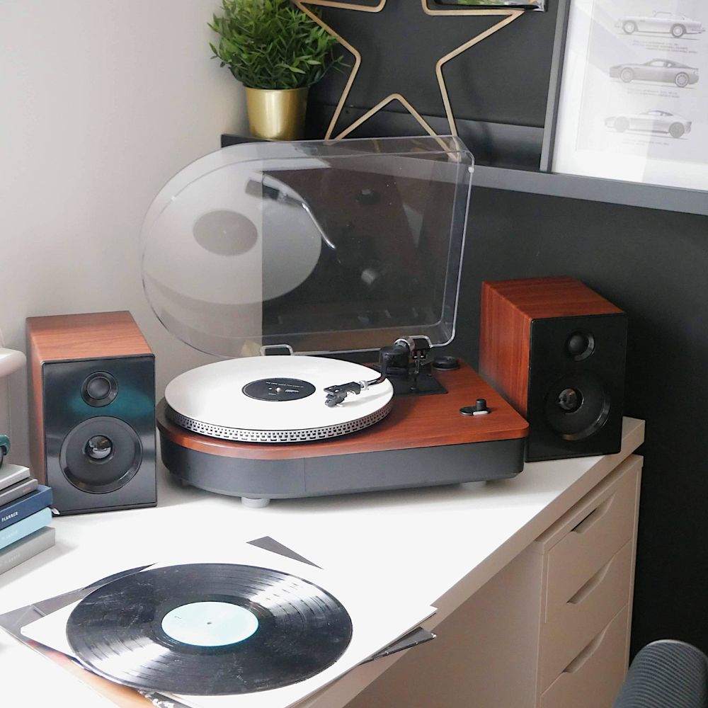 Camden Luxury Record Player with Bluetooth - Teak
