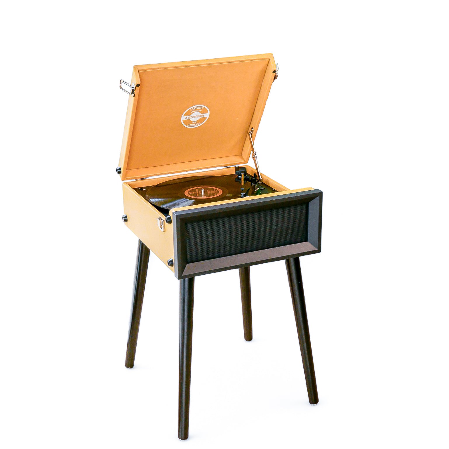 SRP1R XP Retro Record Player with Legs - Beige