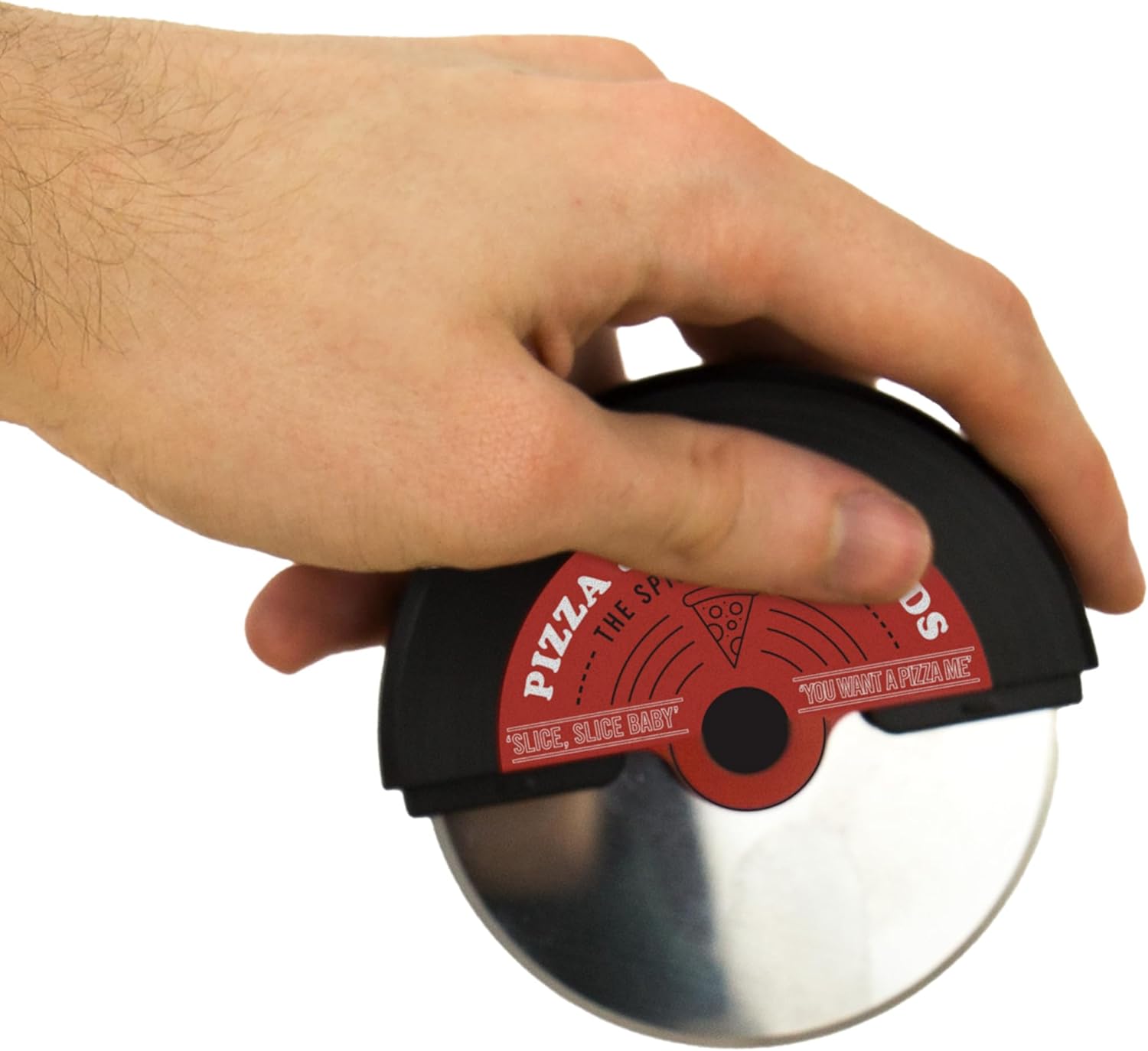 Vinyl Record Pizza Cutter – Retro Music Inspired Kitchen Tool