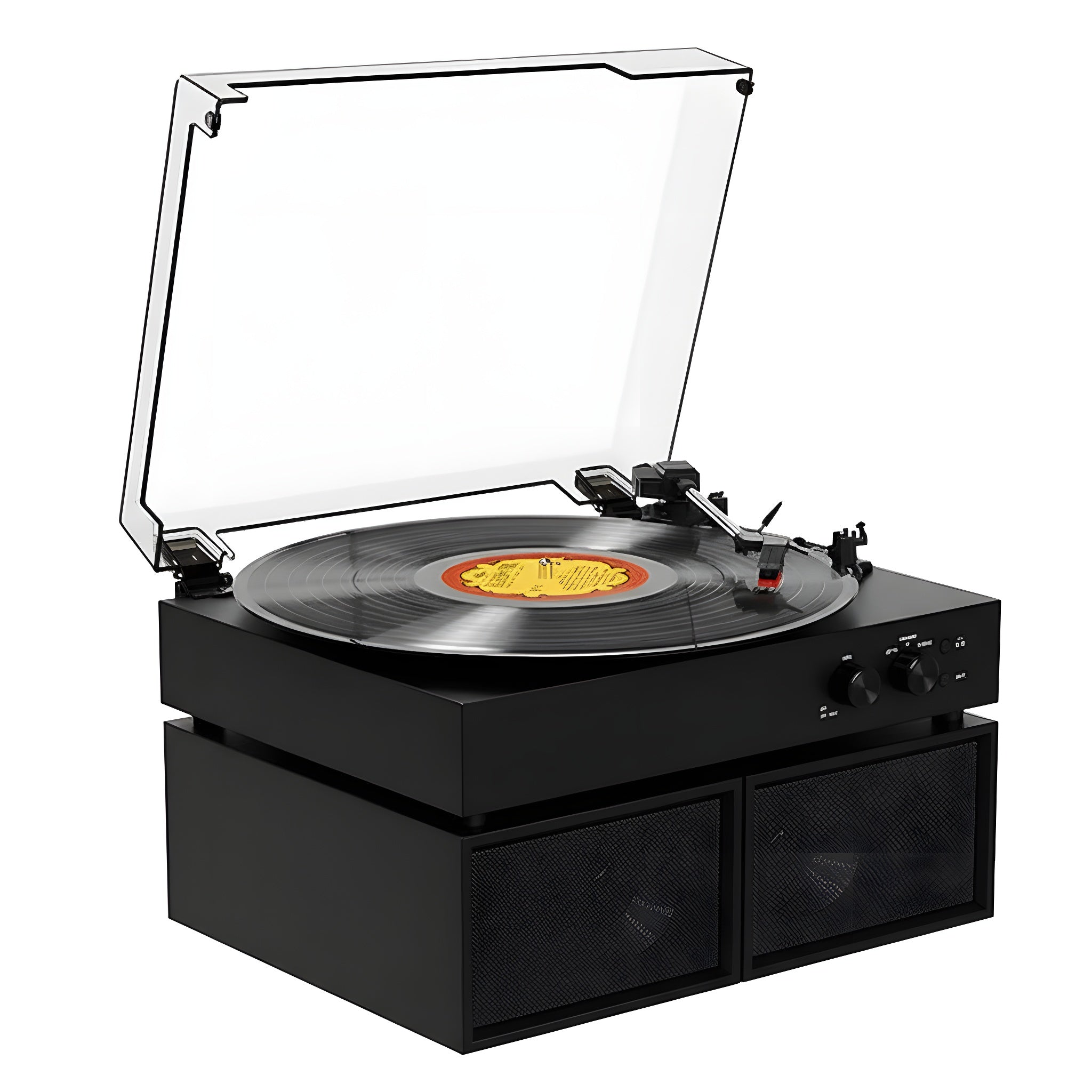 Harrow Record Player with Bluetooth Black