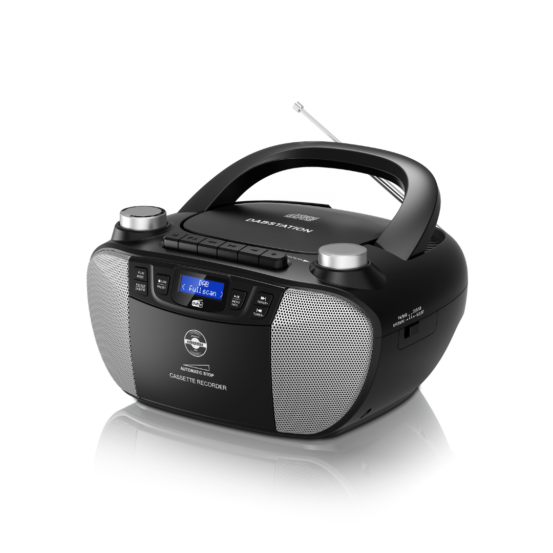 Dabstation CD Boombox with DAB+, Bluetooth & Cassette Recorder