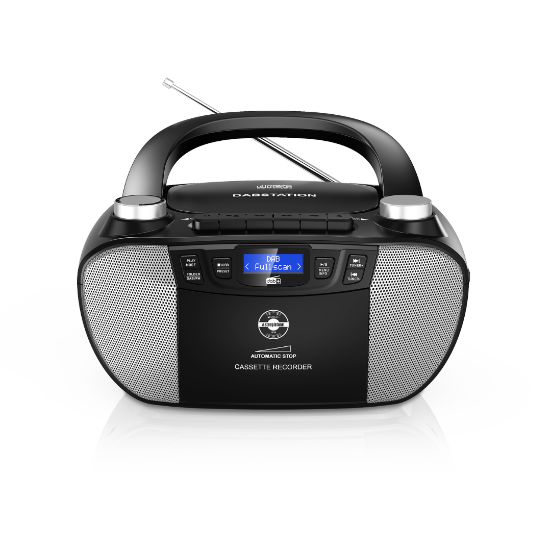 Dabstation CD Boombox with DAB+, Bluetooth & Cassette Recorder