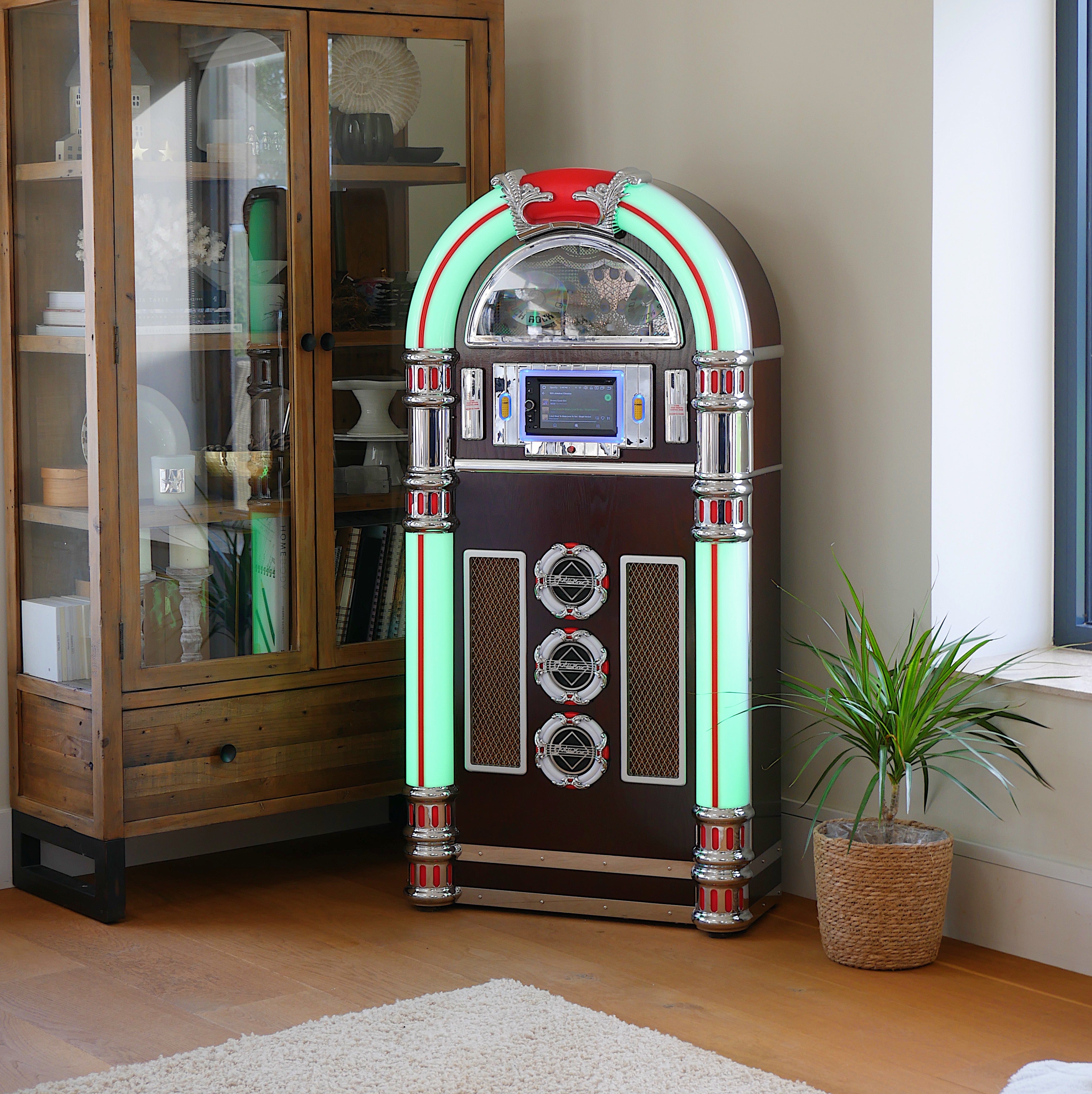 Touch Rock 50 MW Touch Screen Jukebox Wifi Enabled - Dark Wood