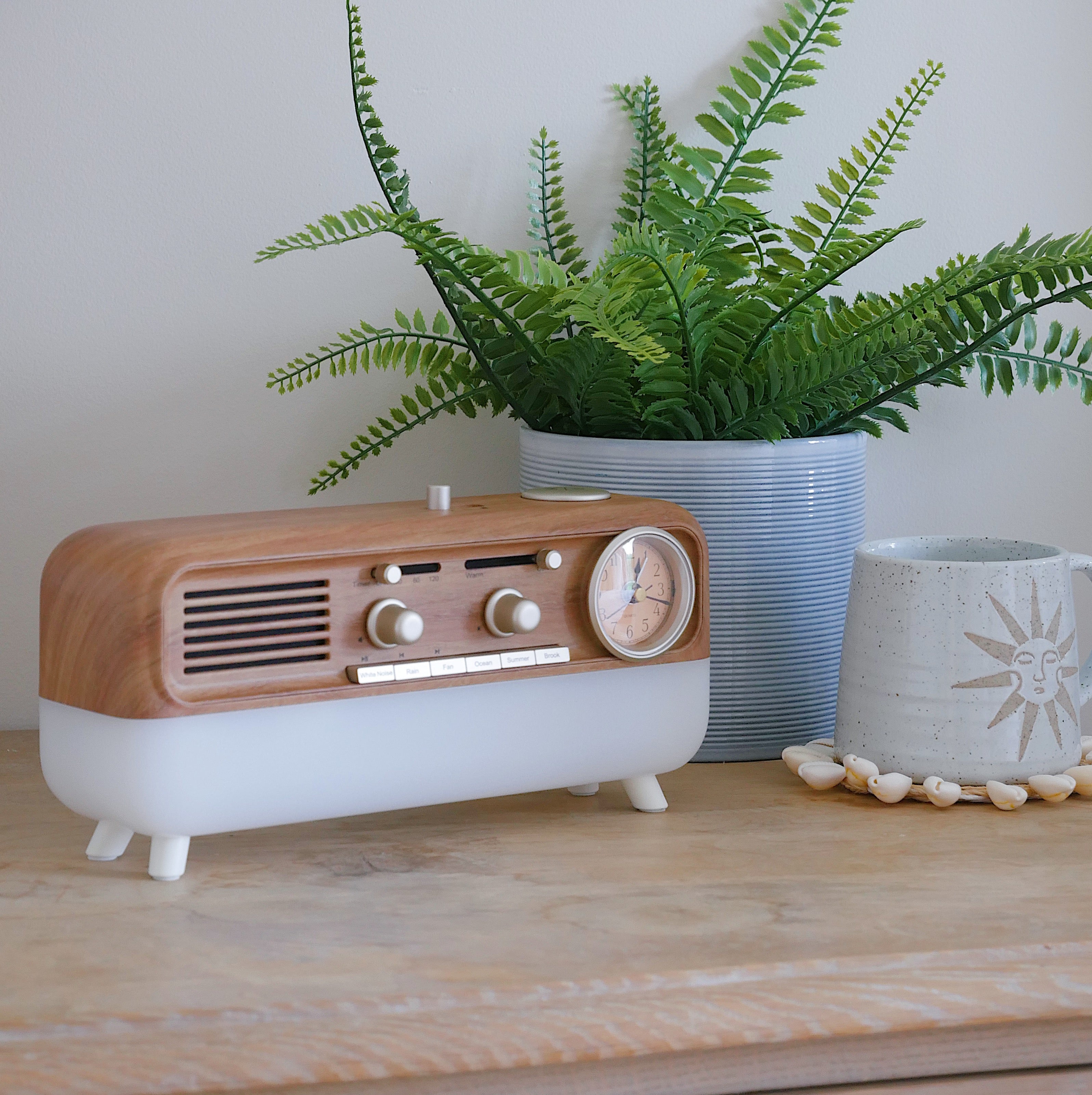 Calm Sleep Sounds Speaker And Bedside Light Alarm Clock