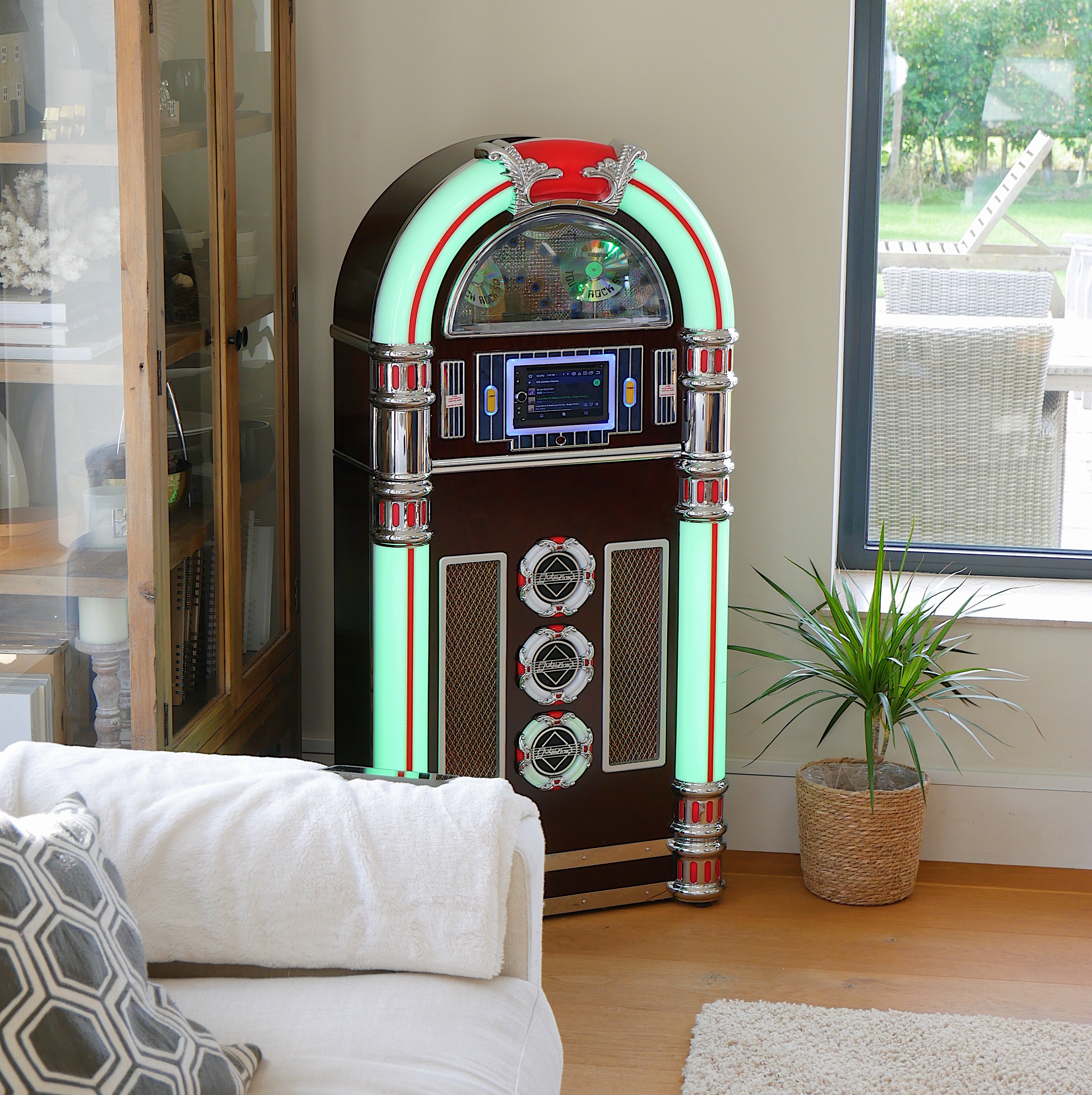 Touch Rock 50 MW Touch Screen Jukebox Wifi Enabled - Dark Wood