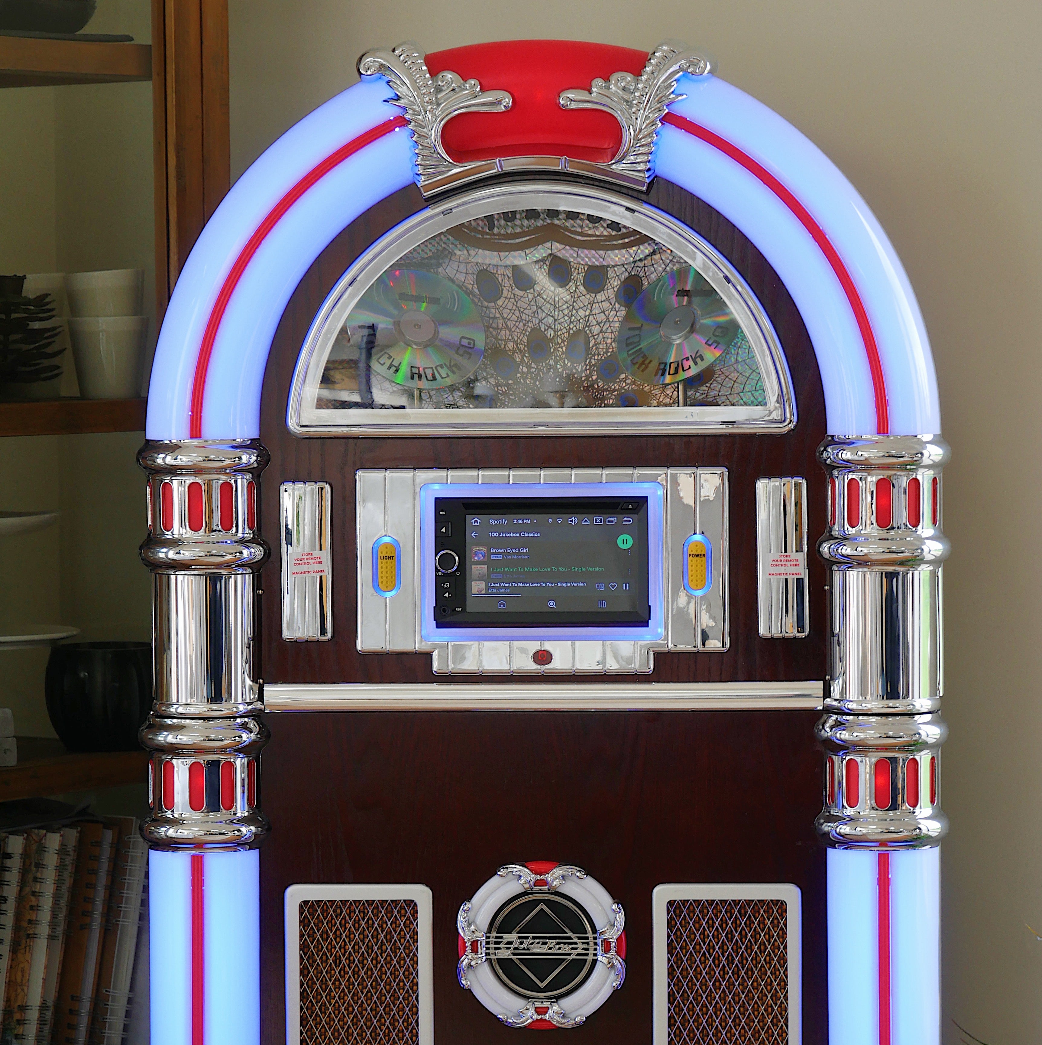 Touch Rock 50 MW Touch Screen Jukebox Wifi Enabled - Dark Wood
