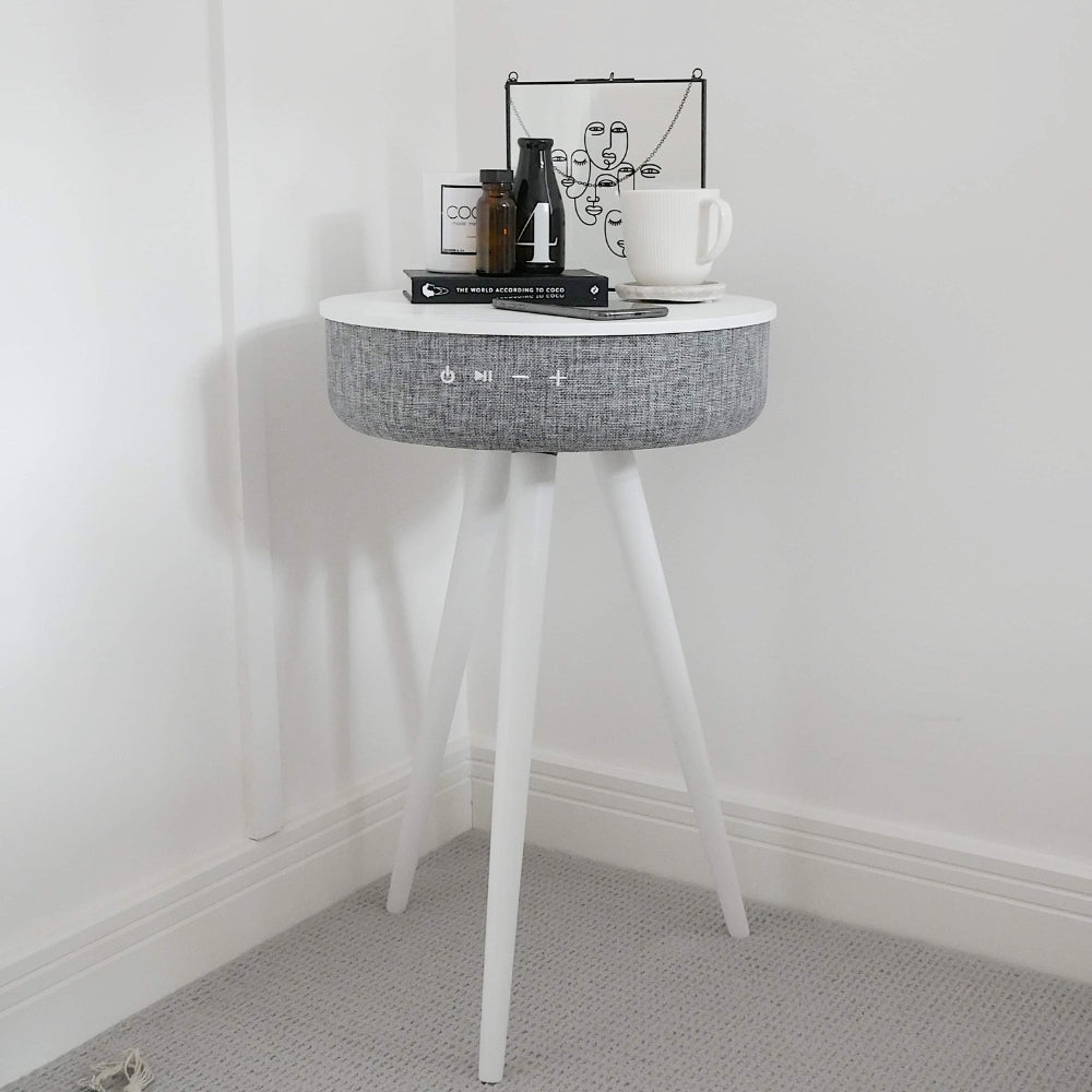 Tabblue Bluetooth Table Speaker - White Wood