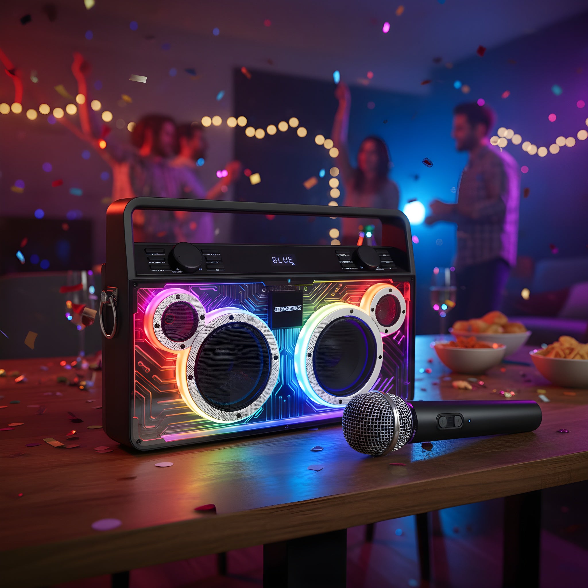 Sonic Bluetooth Boombox Party Speaker