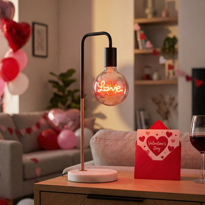 Love Text Bulb & Desk Lamp - Screw Up