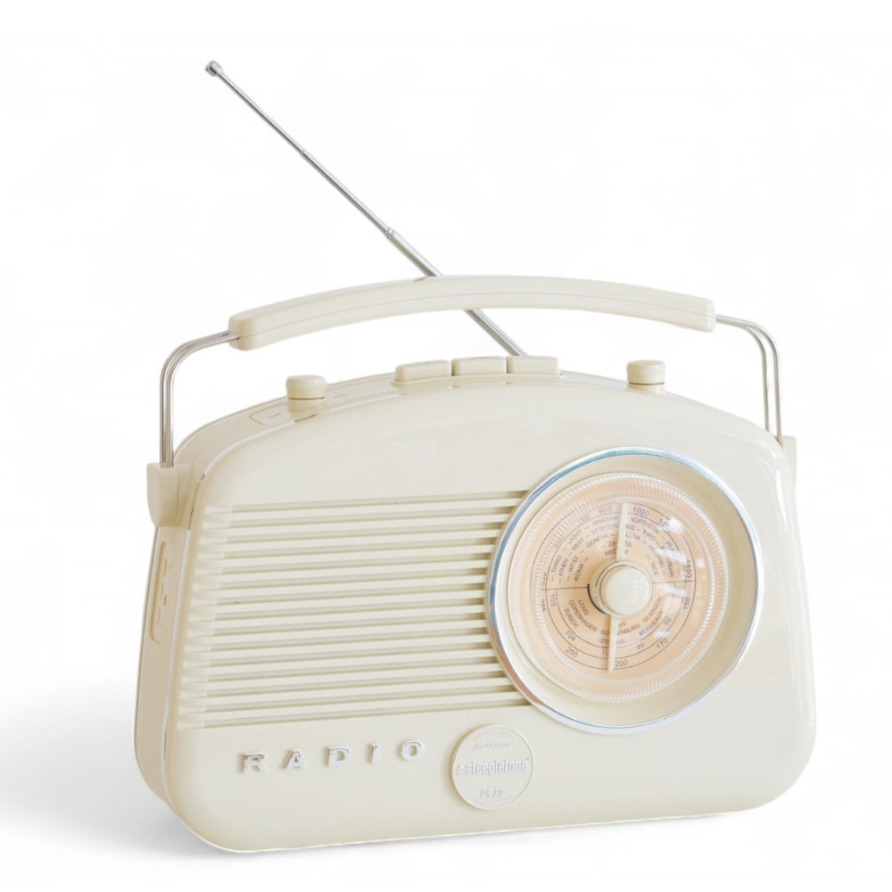 Brighton Retro Radio with Bluetooth - Cream