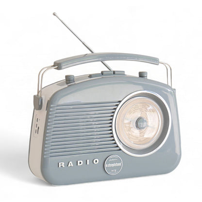 Brighton Retro Radio with Bluetooth - Grey