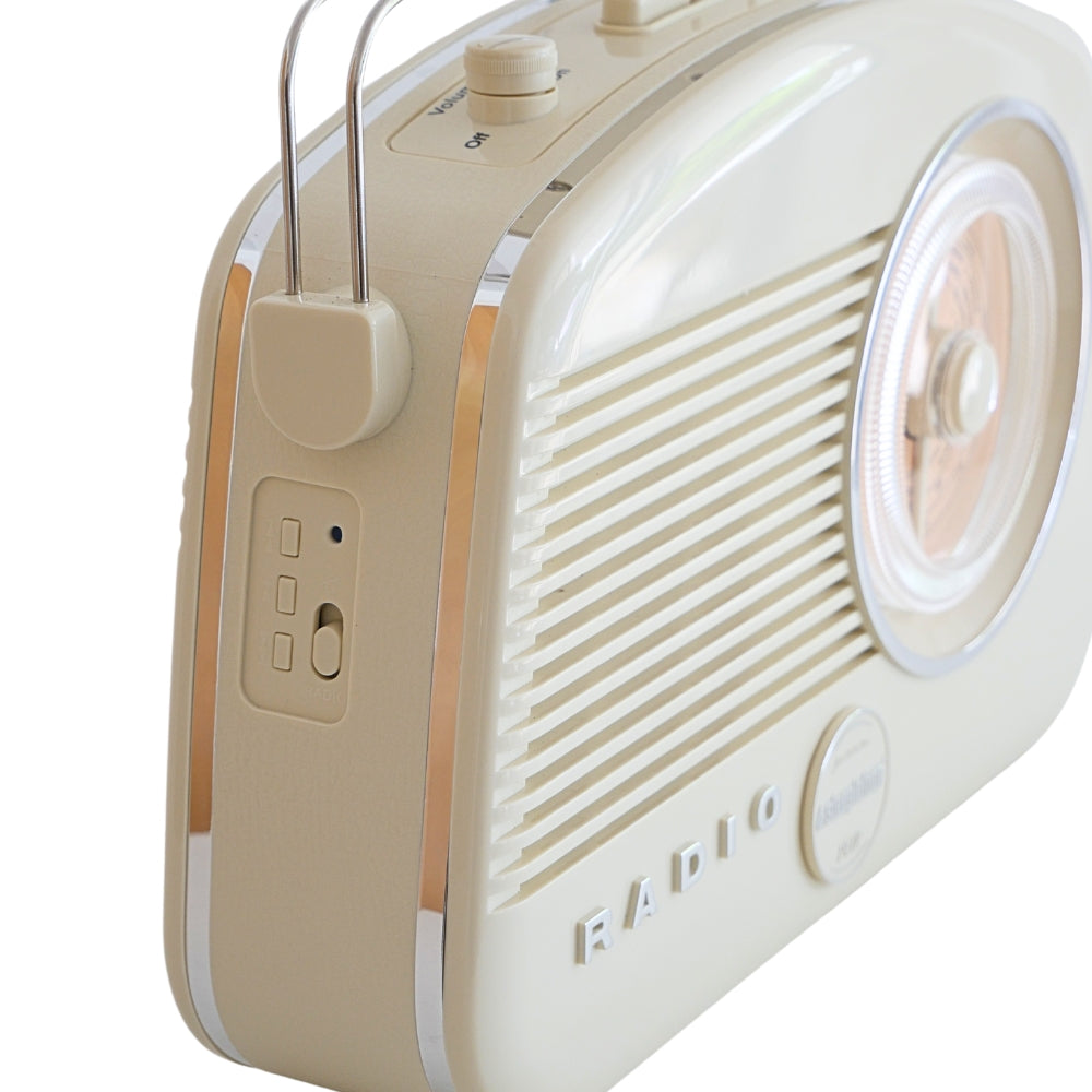 Brighton Retro Radio with Bluetooth - Cream