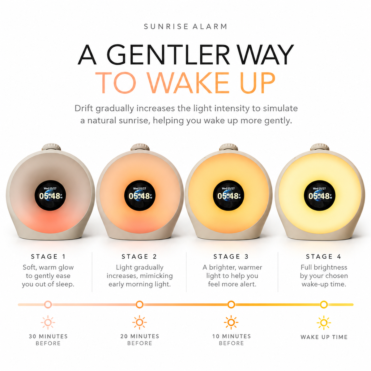 Drift Sunrise Alarm Clock & Sleep Sound Machine