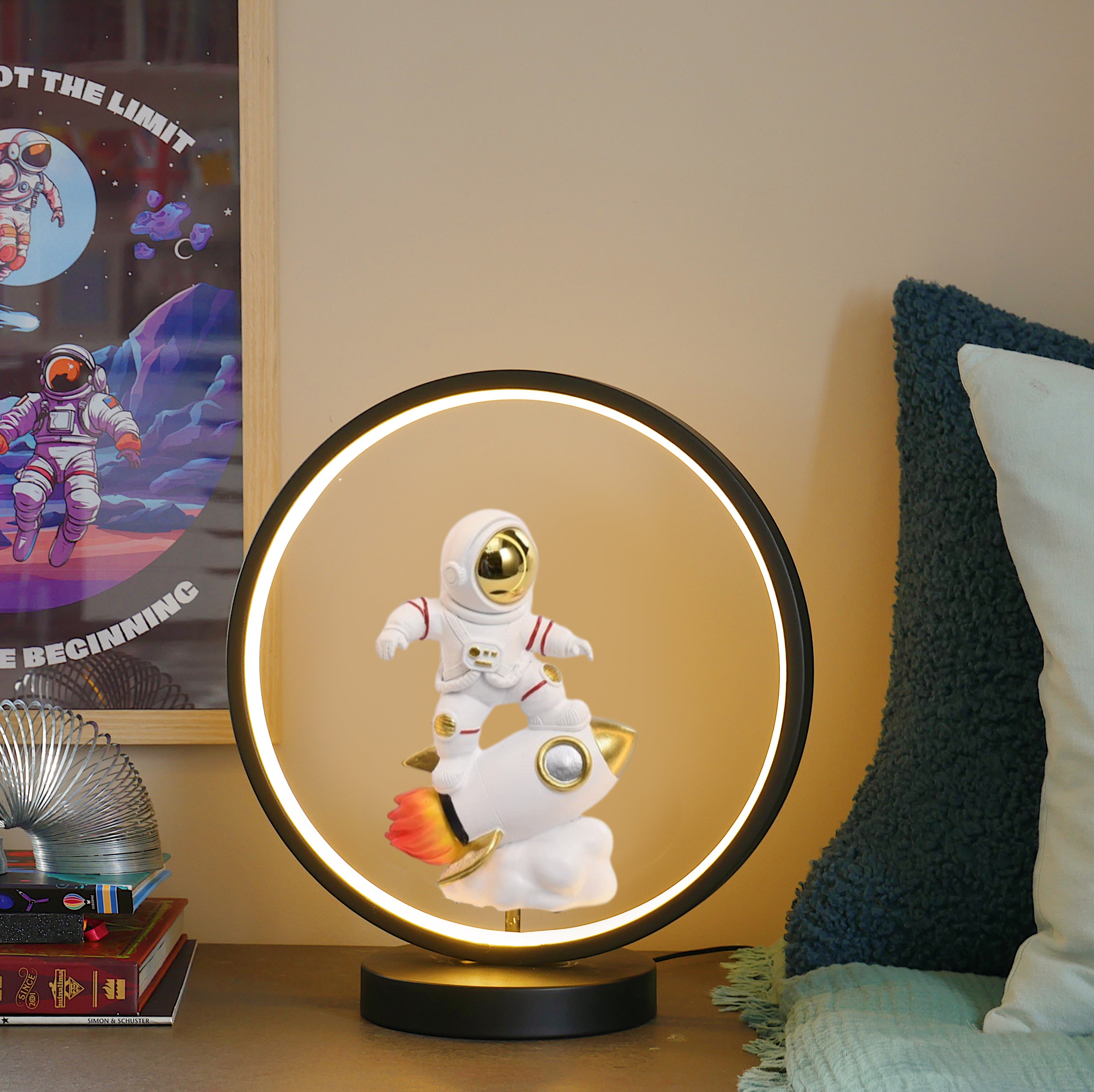 Astronaut Bedside Ring Lights -Surf