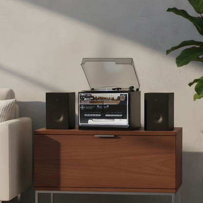BTSMC386 Pro Black Music Centre With Speakers
