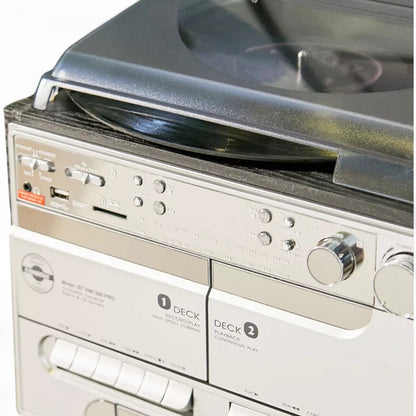 BTSMC386 Pro Silver Music Centre With Speakers