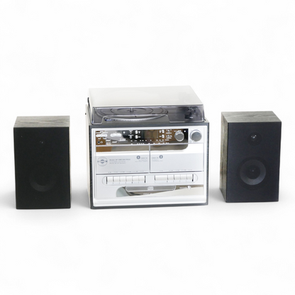 BTSMC386 Pro Silver Music Centre With Speakers