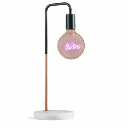 Babe Text Bulb & Desk Lamp - Screw Up