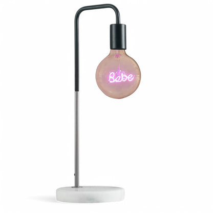 Babe Text Bulb & Desk Lamp - Screw Up
