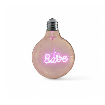 Babe Text Bulb & Desk Lamp - Screw Up