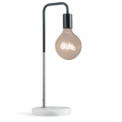 Bake Text Bulb & Desk Lamp - Screw Up
