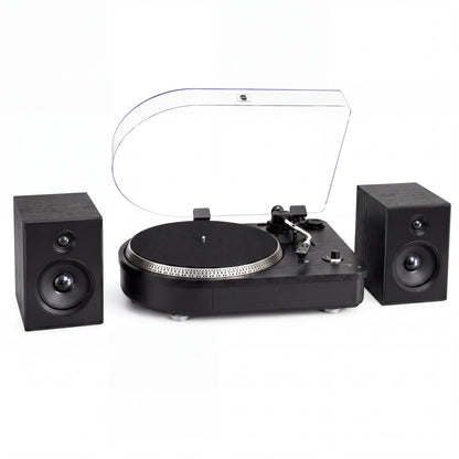 Camden Luxury Record Player with Bluetooth - Black