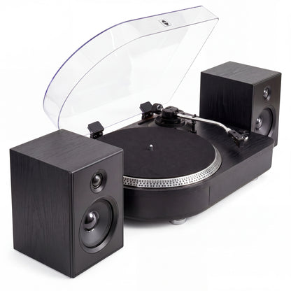 Camden Luxury Record Player with Bluetooth - Black