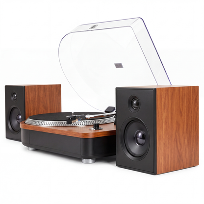 Camden Luxury Record Player with Bluetooth - Teak