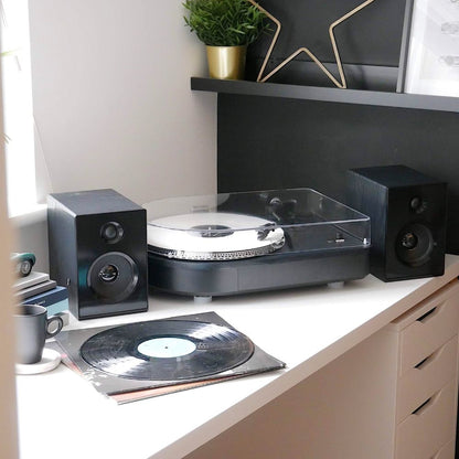 Camden Luxury Record Player with Bluetooth - Black