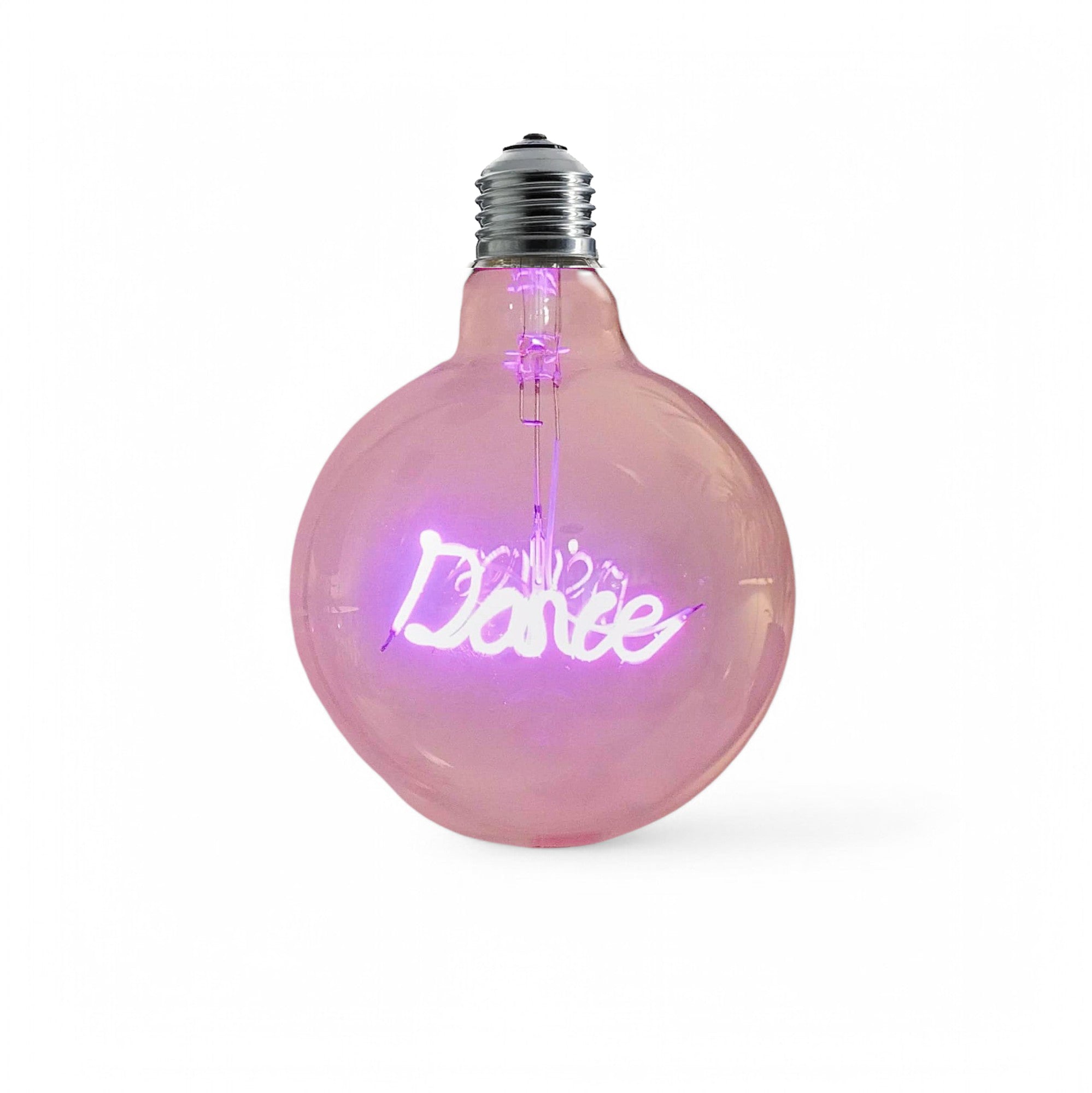 Dance Text Bulb & Desk Lamp - Screw Up