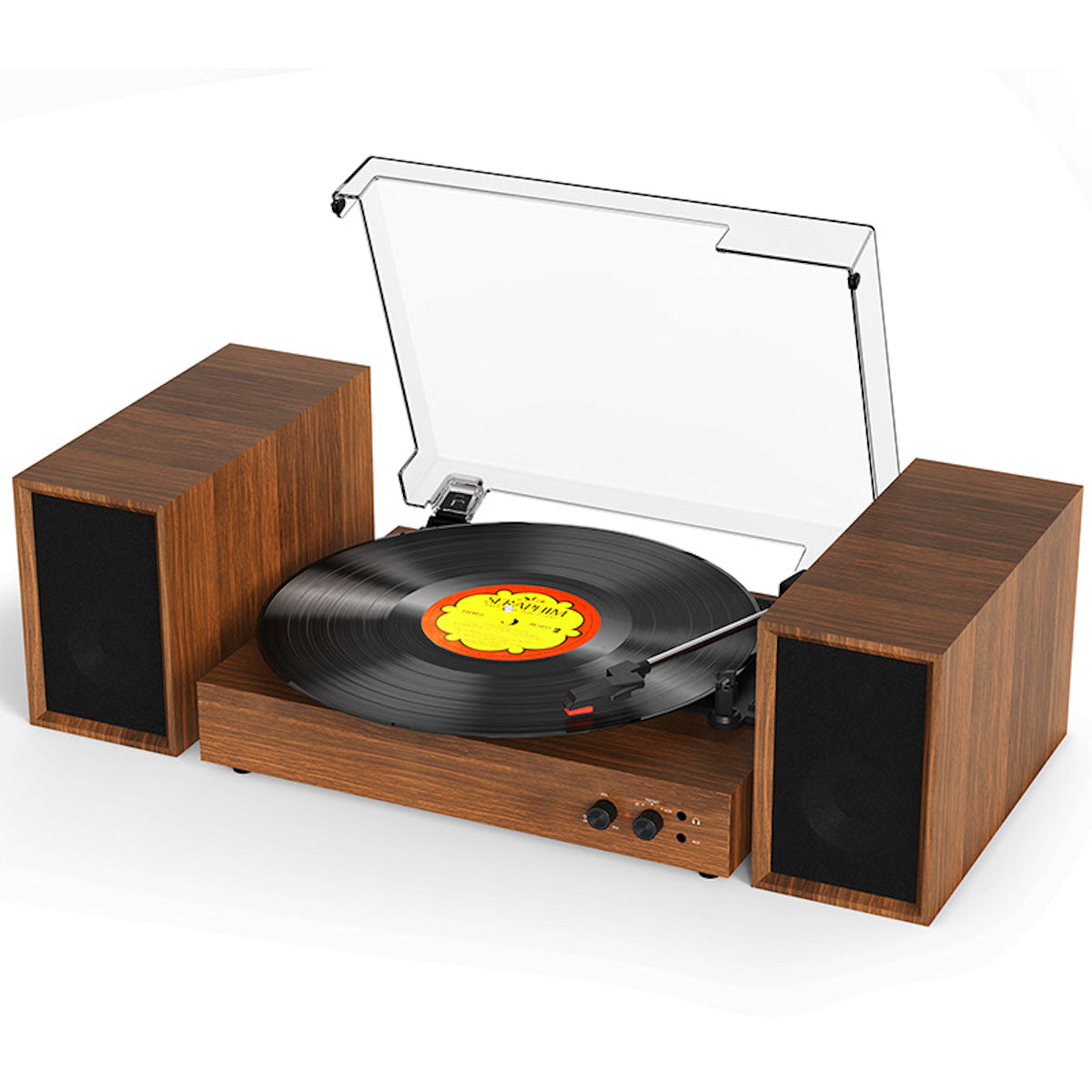 Harrow Record Player with Bluetooth Black