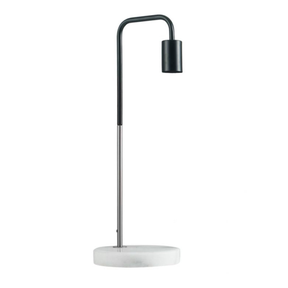 Silver & Black Desk Lamp